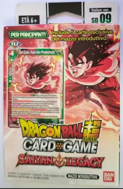 Dragon Ball Super Card Game SD09 Saiyan Legacy Starter Deck Ed. Italia - Image 1