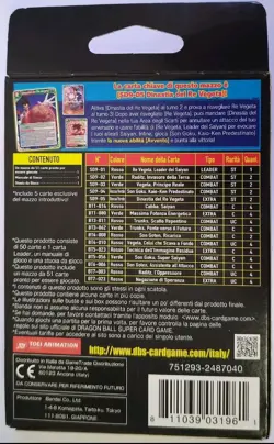 Dragon Ball Super Card Game SD09 Saiyan Legacy Starter Deck Ed. Italia - Image 2