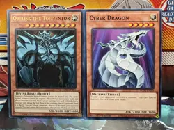 Yu-Gi-Oh! { Obelisk The Tormentor } EGO1-EN001 ~1st~UR {Bonus Card EN009} L@@K - Image 1