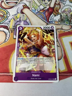 One Piece Card Game Nami 2nd Anniversary OP09-070 UC See Photos! - Image 1