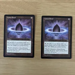 Magic The Gathering / Lotus Petal Tempest Regular / 2 Cards - Image 1