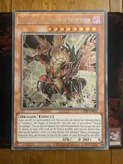 Yugioh Oversized Giant Card : Gandora-G The Dragon Of Destruction - 18”x26” - Image 1
