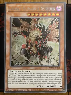 Yugioh Oversized Giant Card : Gandora-G The Dragon Of Destruction - 18”x26” - Image 2