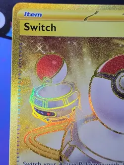 Switch 206/165 - Pokemon TCG Scarlet & Violet 151 - NM Hyper Rare GOLD - Image 2