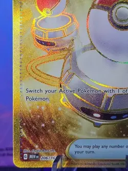 Switch 206/165 - Pokemon TCG Scarlet & Violet 151 - NM Hyper Rare GOLD - Image 5