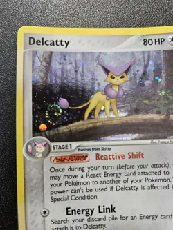 Pokemon EX Legend Maker Delcatty Holo Rare SWIRL 4/92 NEAR MINT - Image 3