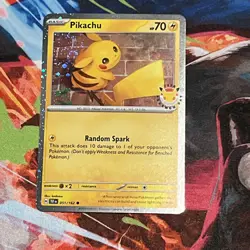 Pokemon Day 30th Anniversary - Pikachu 051 /162 Stamped 2026 Promo NM WITH SWIRL - Image 2