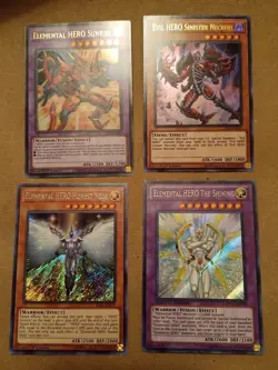 Yugioh Lot of 4 Elemental Hero Cards - Image 2