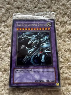 YUGIOH DRAGON MASTER KNIGHT + BLUE-EYES ULTIMATE DRAGON DPRP RARE 1ST ED - Image 2