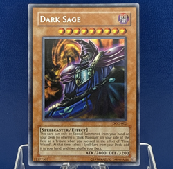 Yugioh Dark Sage DOD-002 Prismatic Secret Rare NM The Dawn of Destiny Promos - Image 1