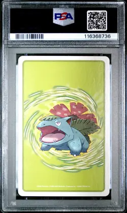 2004 POKEMON LEAFGREEN VERSION PLAYING CARDS KING OF HEARTS CHARIZARD PSA 4 - Image 2