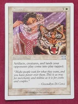 Magic The Gathering 6TH EDITION KISMET white card MTG - Image 1