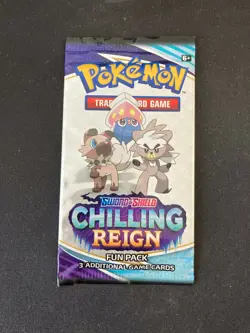 Chilling Reign Fun Pack Booster Sealed Mint Card Galarian Moltres from Box - Image 1