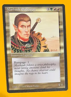 MTG MARHAULT ELSDRAGON Legends (OldManMTG 004-478) - Image 1
