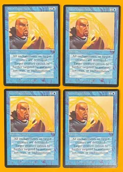MTG ANTI-MAGIC AURA (x4) Legends (OldManMTG 009-526) - Image 1