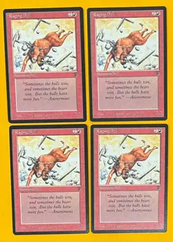 MTG RAGING BULL (x4) Legends (OldManMTG 009-561) - Image 1