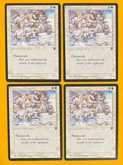 MTG RIGHTEOUS AVANGERS (x4) Legends (OldManMTG 009-565) - Image 1