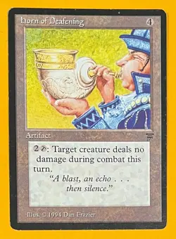 MTG HORN OF DEAFENING Legends (OldManMTG 012-707) - Image 1
