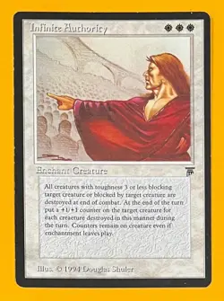 MTG INFINITE AUTHORITY Legends (OldManMTG 012-709) - Image 1