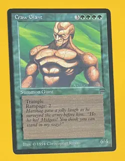 MTG CRAW GIANT Legends (OldManMTG 004-415) - Image 1