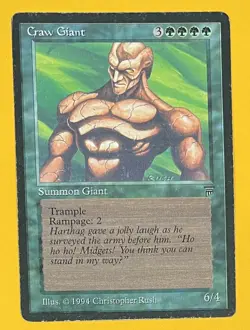 MTG CRAW GIANT Legends (OldManMTG 004-416) - Image 1