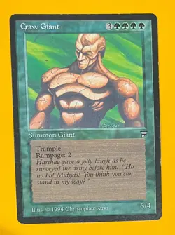 MTG CRAW GIANT Legends (OldManMTG 004-417) - Image 1