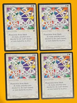 MTG WALL OF LIGHT (x 4) Legends (OldManMTG 004-553) - Image 1