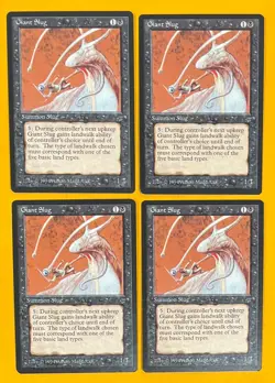 MTG GIANT SLUG (x4) Legends (OldManMTG 009-543) - Image 1