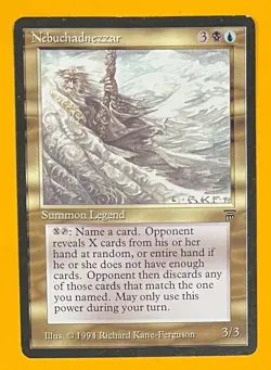 MTG NEBUCHADNEZZAR Legends (OldManMTG 012-730) - Image 1