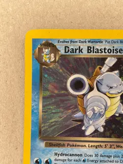 Pokemon - Dark Blastoise - Holographic Rare - Team Rocket Set - 3/82 - Image 4