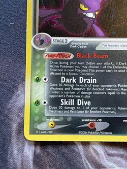Pokemon DARK CROBAT 3/109 EX Team Rocket Returns Ultra Rare HOLO 127💎 NM Mint💎 - Image 4