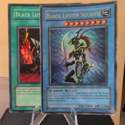 Yu-Gi-Oh! TCG Black Luster Soldier Yugi Evolution SYE-024 and ritual SYE-025 - Image 1