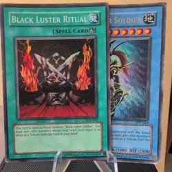 Yu-Gi-Oh! TCG Black Luster Soldier Yugi Evolution SYE-024 and ritual SYE-025 - Image 2