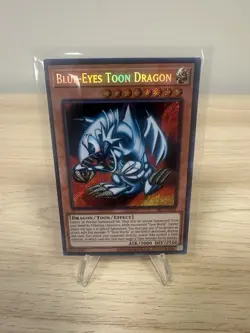 Yu-Gi-Oh! Blue-Eyes Toon Dragon SRL-EN000 Secret Rare 25th Anniversary NM - Image 1