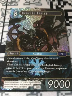 Genesis Avatar 3-034H FOIL NM Final Fantasy Trading Card Game FFTCG - Image 1