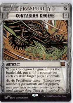 Contagion Engine Outlaws of Thunder Junction: Breaking News Regular NM M 0061 - Image 1