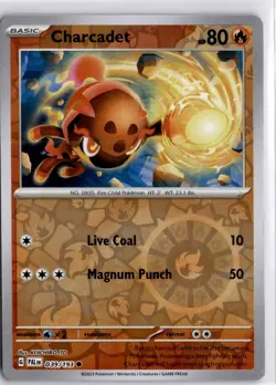Pokemon TCG Charcadet 039/193 Paldea Evolved Reverse Holo Pokemon Trading TCG - Image 3