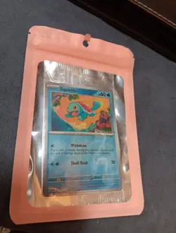 Pokemon SQUIRTLE 007/165 Stamped Promo (Pokemon Center Exclusive) NM/Near Mint - Image 1