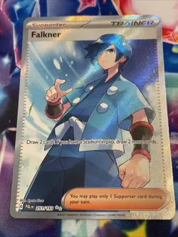 Pokemon TCG Falkner Trainer 251/193 Ultra Rare Paldea Evolved NM/M - Image 1