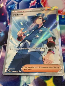 Pokemon TCG Falkner Trainer 251/193 Ultra Rare Paldea Evolved NM/M - Image 2