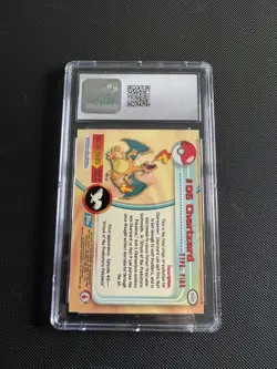 Pokemon TCG Topps - series 1 - Charizard 06 - 1st print CGC 8 🔥 - Image 3
