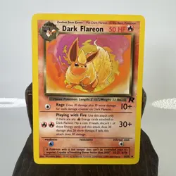 Pokemon TCG Dark Flareon Team Rocket 35/82 Regular Uncommon - Image 1