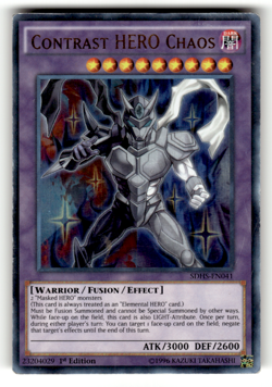 Contrast HERO Chaos SDHS-EN041 1st Edition Ultra Rare Structure Deck: HERO Strik - Image 1