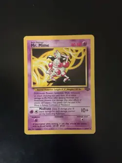 Pokemon Mr. Mime Vintage Card Jungle Set #22/64 Wotc 1999 - Image 1