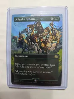 A Realm Reborn MTG (Borderless) (Chocobo Track Foil) Final Fantasy 0566 Rare - Image 1