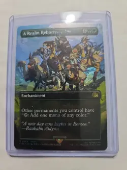 A Realm Reborn MTG (Borderless) (Chocobo Track Foil) Final Fantasy 0566 Rare - Image 2