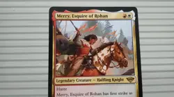 Magic: The Gathering- Lord of the Rings (TotME) ~ Rare ~ Merry, Esquire of Rohan - Image 2