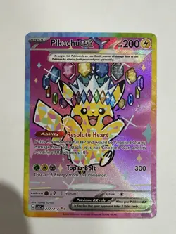 Pokemon Pikachu Ex SIR 277/217 Holo Ascended Heroes Eng pack fresh, clean - Image 2