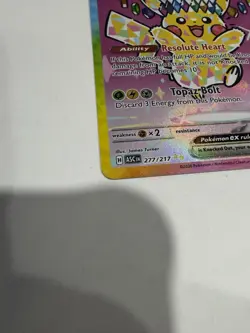 Pokemon Pikachu Ex SIR 277/217 Holo Ascended Heroes Eng pack fresh, clean - Image 3