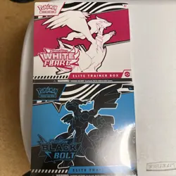 Pokemon Black Bolt and White Flare Elite Trainer Box ETB Set of 2 - Image 1